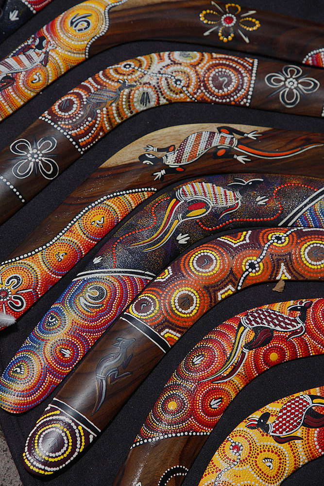 Boomerang souvenirs in Sydney, New South Wales, Australia, Pacific