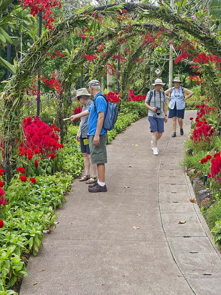 Visitors to the Botanic Gardens, Singapore, Southeast Asia, Asia