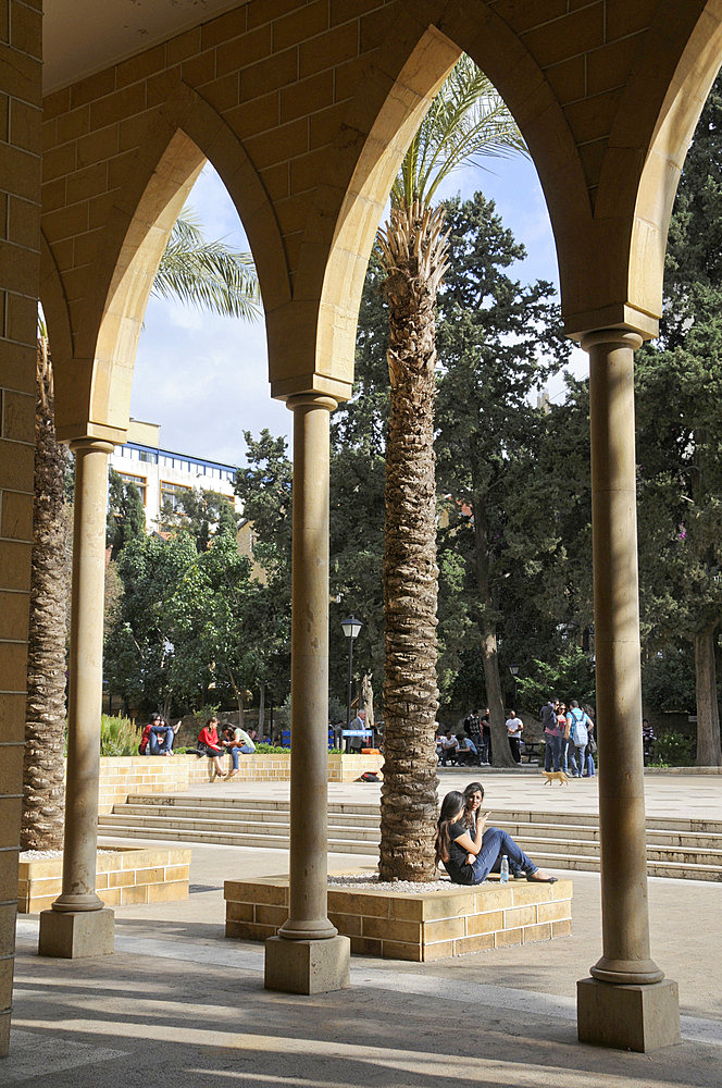 Campus of the renowned American University, Beirut, Lebanon, Middle East