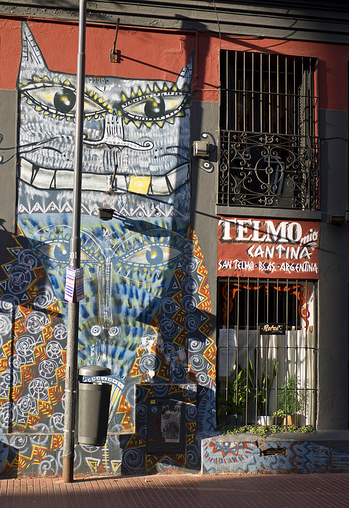 The old barrio of San Telmo, Buenos Aires, Argentina, South America