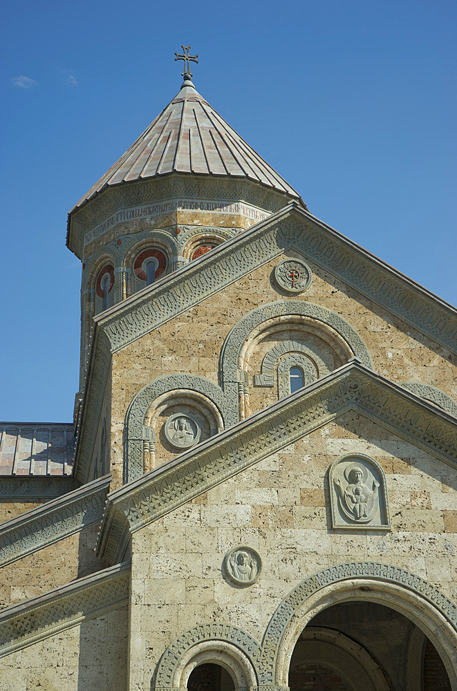 Bodbe Christian Orthodox Monastery near Signagi, Georgia, Central Asia, Asia