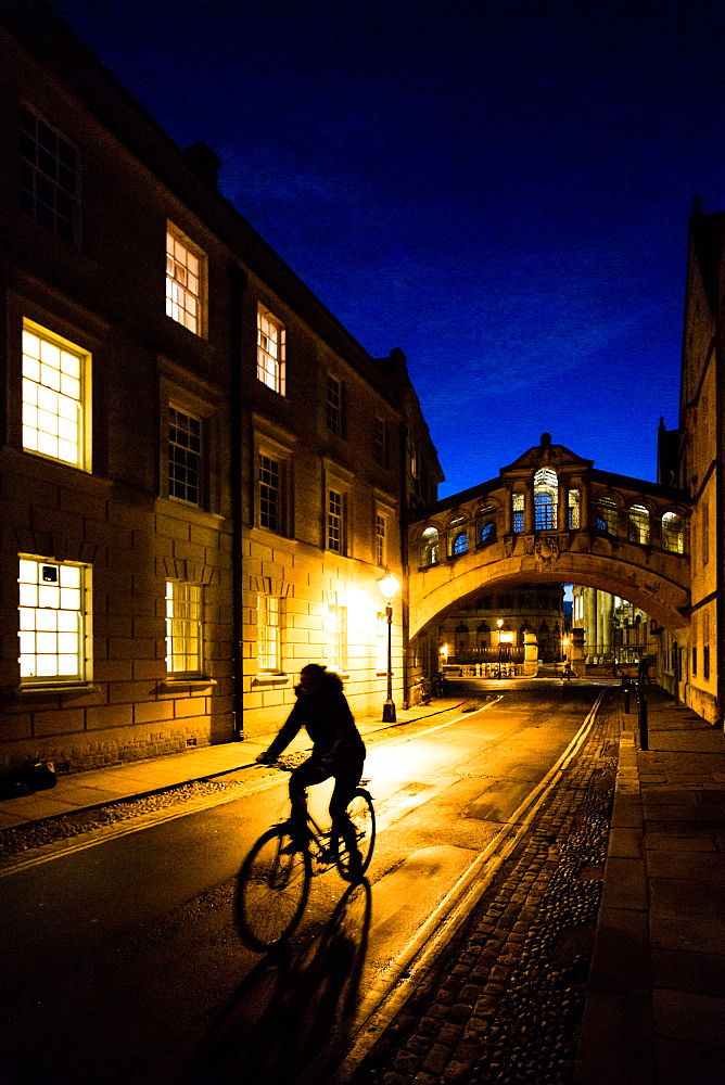 Bridge of Sighs, Oxford, Oxfordshire, England, United Kingdom, Europe