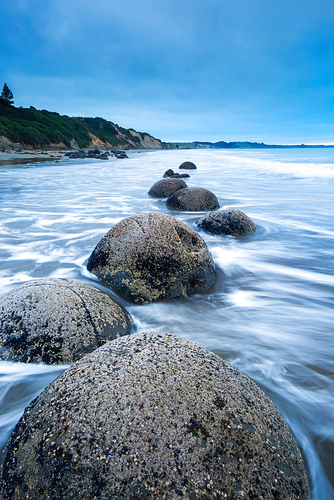 Moeraki boulders, Moeraki, Otago, South Island, New Zealand, Pacific