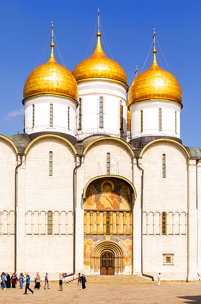 Church of the Twelve Apostles inside the Kremlin, UNESCO World Heritage Site, Moscow, Russia, Europe