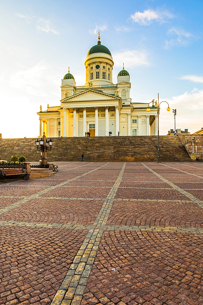 Helsinki Cathedral in Senate Square, Helsinki, Finland, Europe