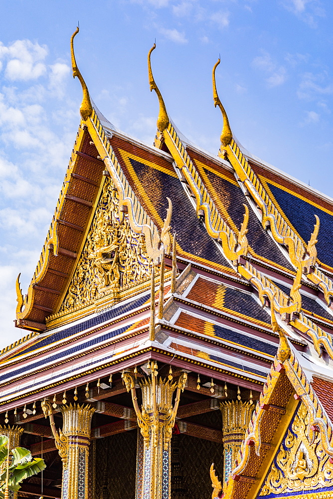 Wat Phra Kaew, The Grand Palace, Bangkok, Thailand, Southeast Asia, Asia