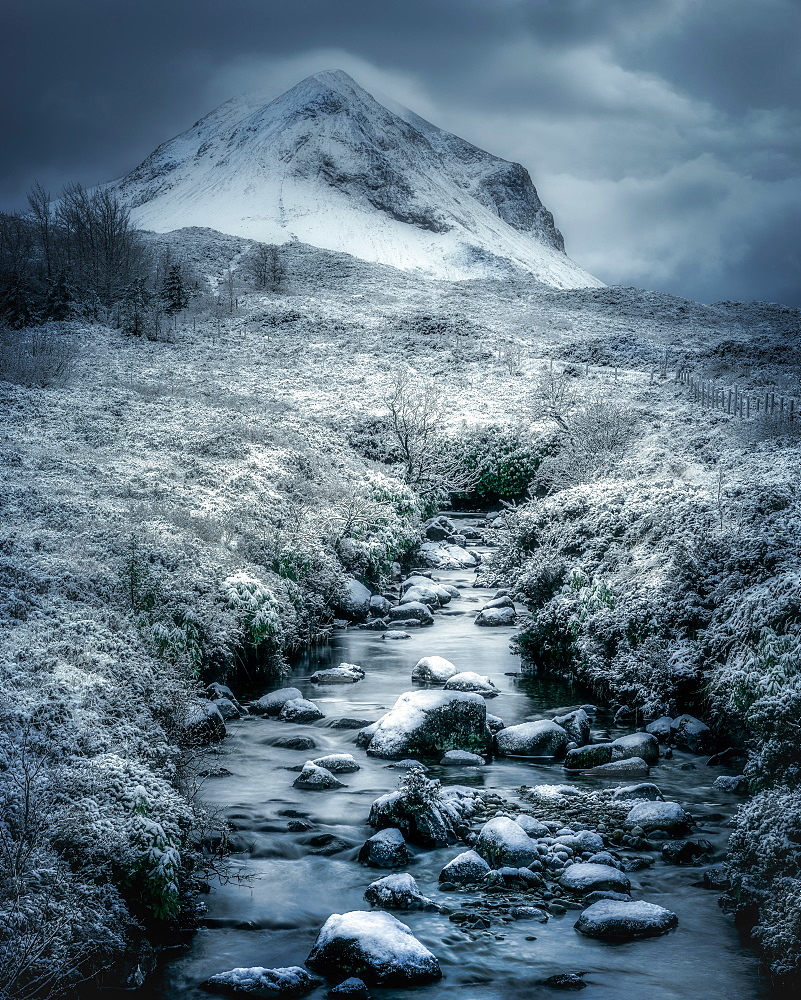 Isle of Skye in winter, Inner Hebrides, Scotland, United Kingdom, Europe