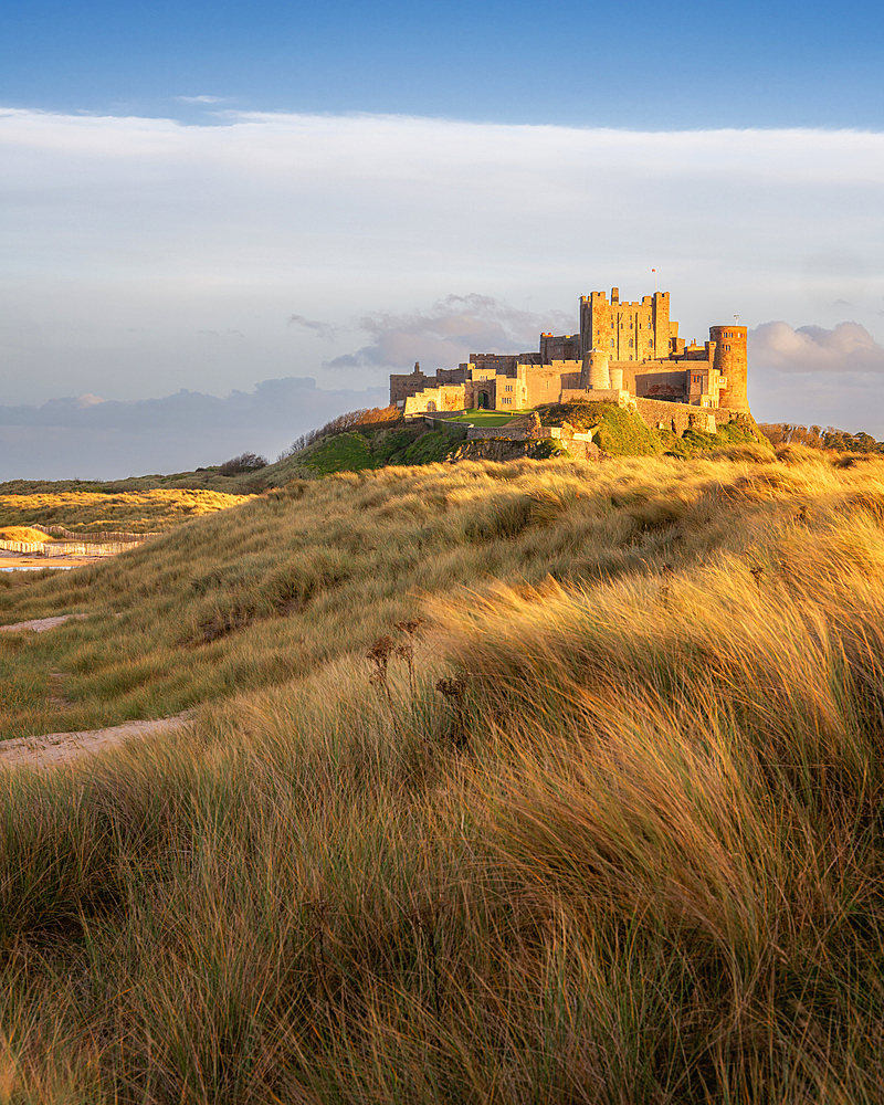 Bamburgh Castle, Bamburgh, Northumberland, England, UK