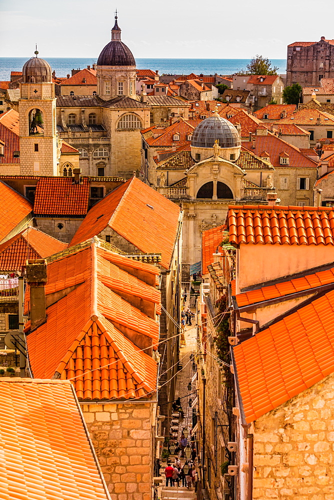 Scenic view of Dubrovnik, Croatia, Europe