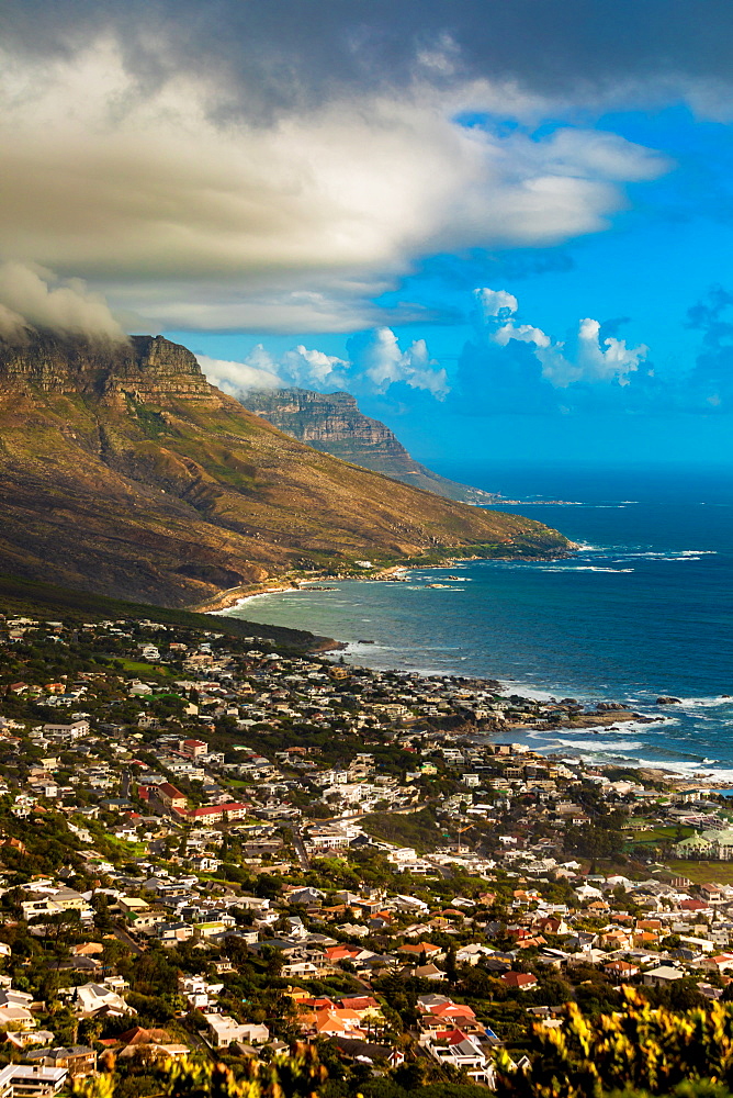 View of Camps Bay, Cape Town, South Africa, Africa