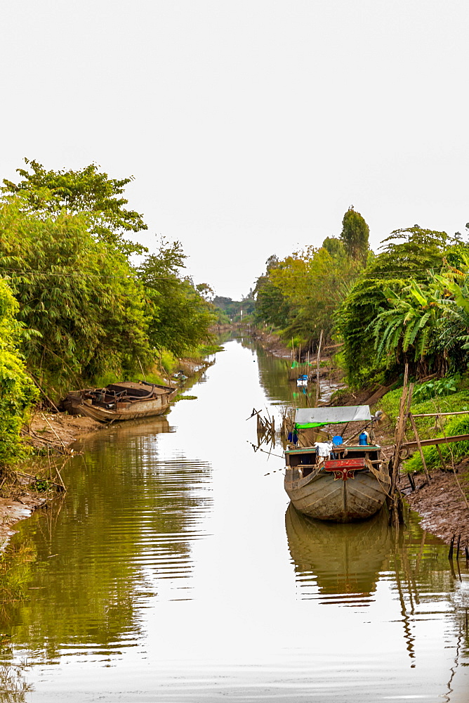 Village life on the Mekong Delta, Vietnam, Indochina, Southeast Asia, Asia