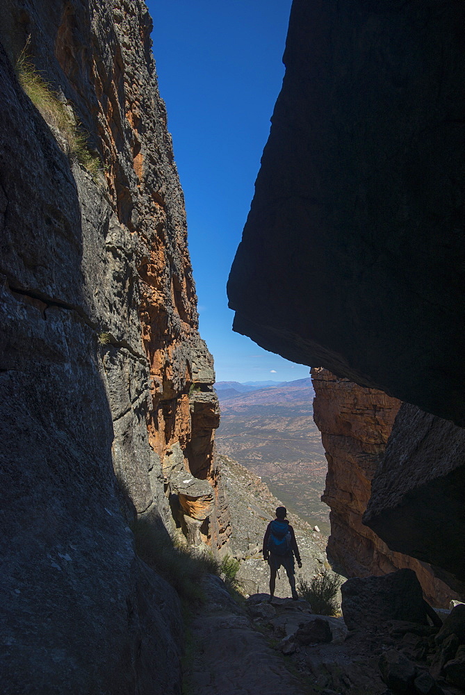 Trekking in the Cederberg Mountains, Western Cape, South Africa, Africa