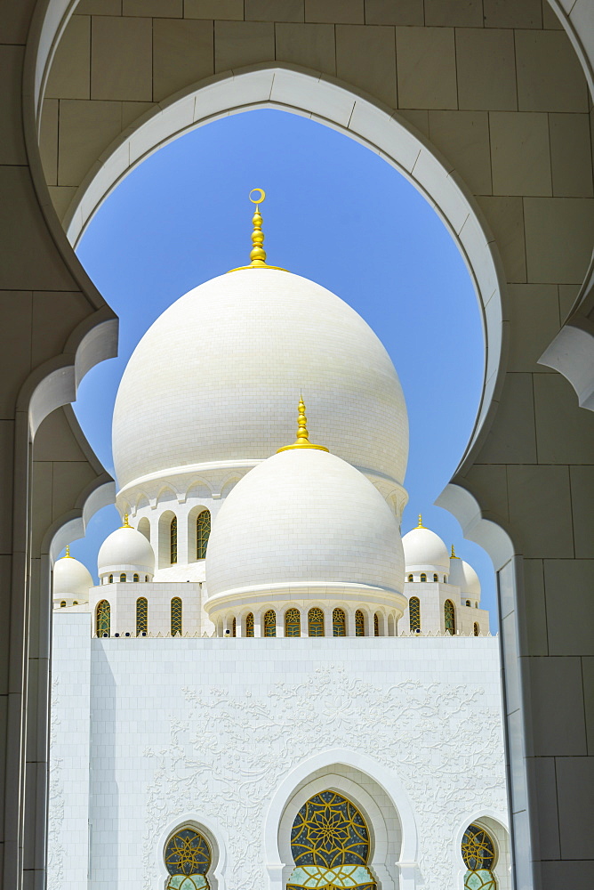 Sheikh Zayed Grand Mosque, Abu Dhabi, United Arab Emirates, Middle East