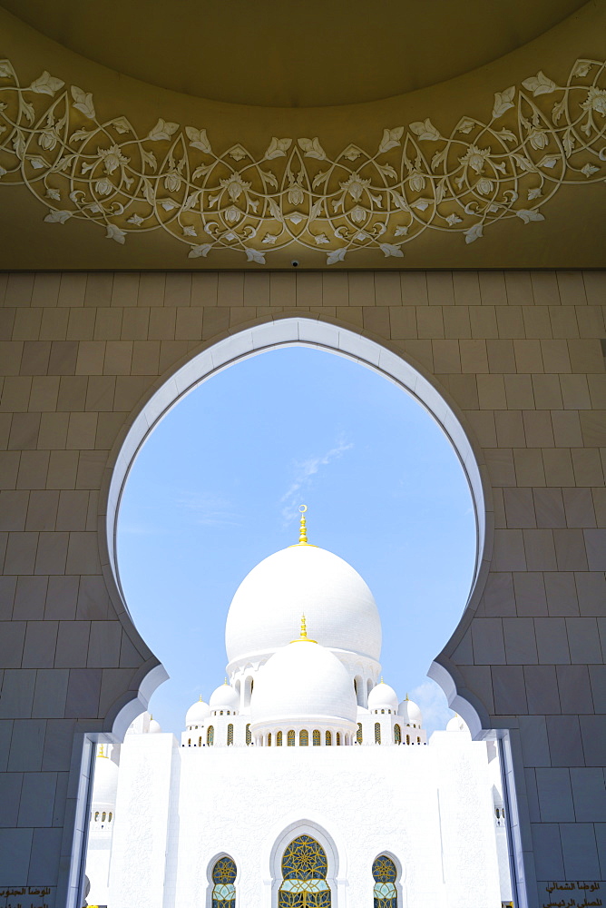 Sheikh Zayed Mosque, Abu Dhabi, United Arab Emirates, Middle East