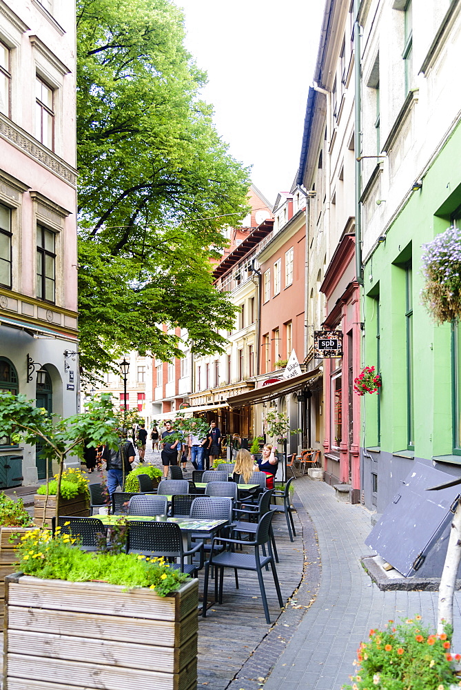 Jauniela Street, Riga, Latvia, Europe