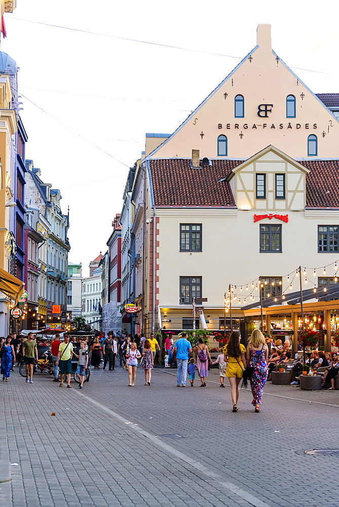 Kalku Street, Old Town, UNESCO World Heritage Site, Riga, Latvia, Europe