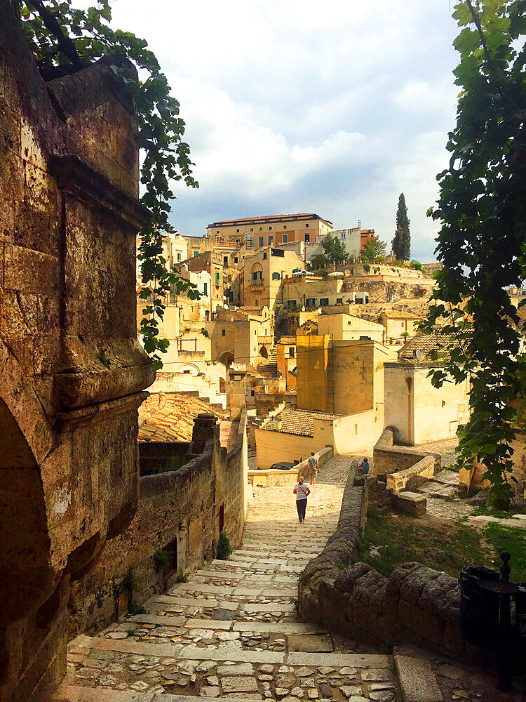 The Sassi di Matera, ancient historical city of Matera, UNESCO World Heritage Site, Matera, Basilicata, Italy, Europe