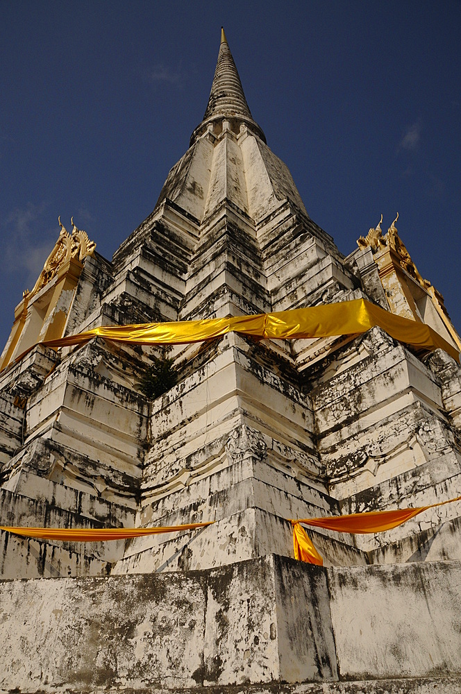 Wat Phukhao Thong, Buddhist temple in Ayutthaya, Thailand, UNESCO World Heritage Site, Thailand, Southeast Asia, Asia