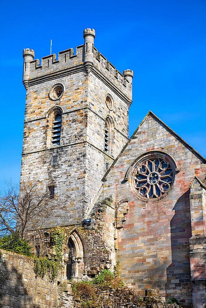 Culross Abbey, Royal Burgh of Culross, Fife, Scotland, United Kingdom, Europe