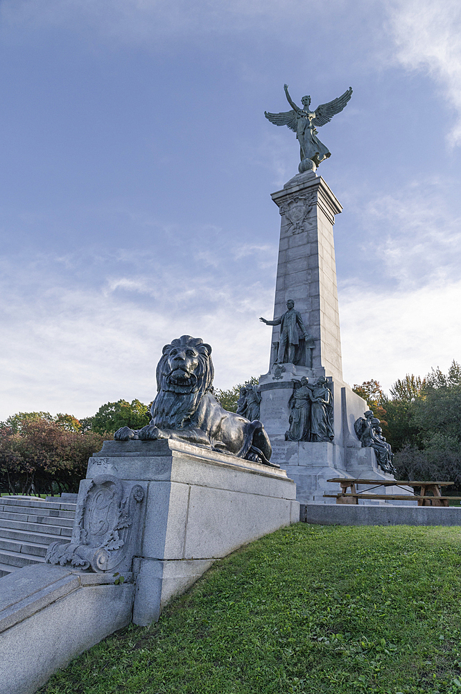 Monument a Sir George Etienne Cartier, Mont Royal, Montreal, Quebec, Canada, North America