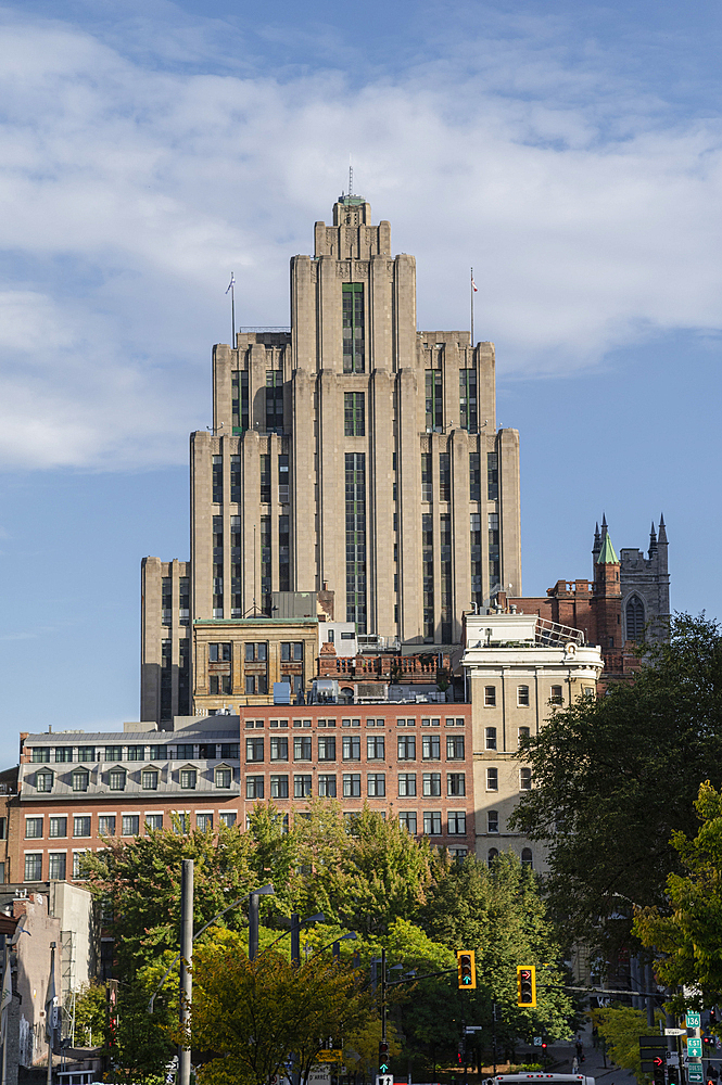 Aldred Building (Edifice Aldred), Art Deco Building, Montreal, Quebec, Canada, North America