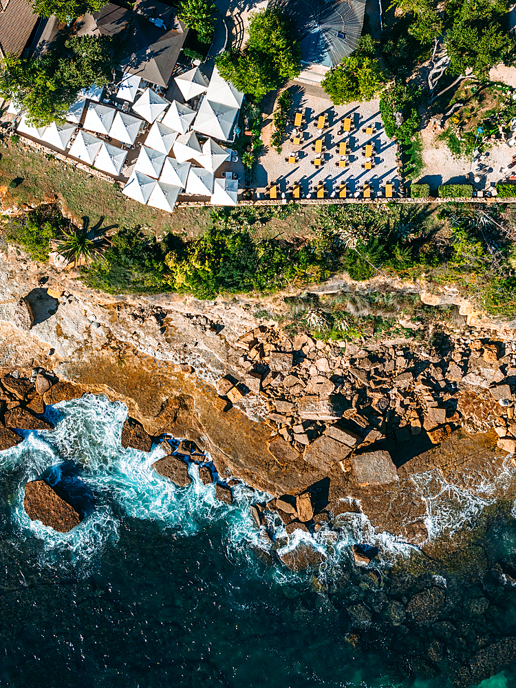 Aerial drone view of Casa da Guia, Cascais, Portugal