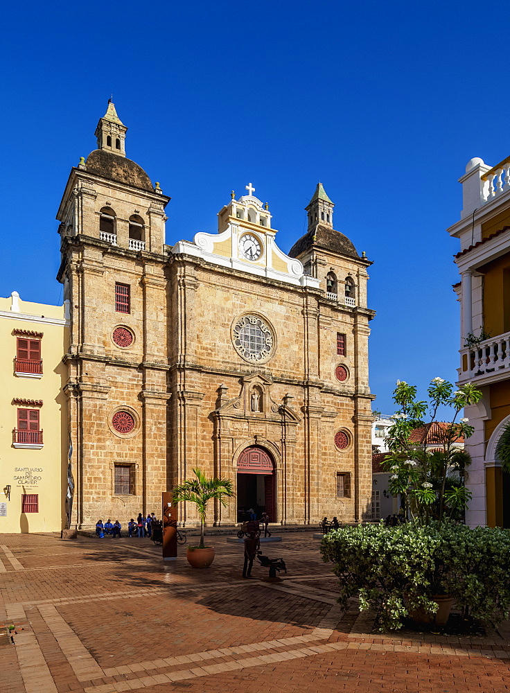 San Pedro Claver Church, UNESCO World Heritage Site, Cartagena, Bolivar Department, Colombia