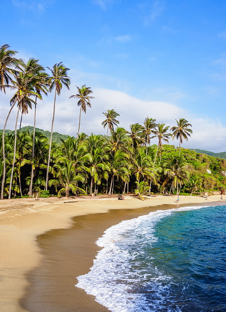 El Cabo San Juan del Guia beach, Tayrona National Natural Park, Magdalena Department, Caribbean, Colombia, South America