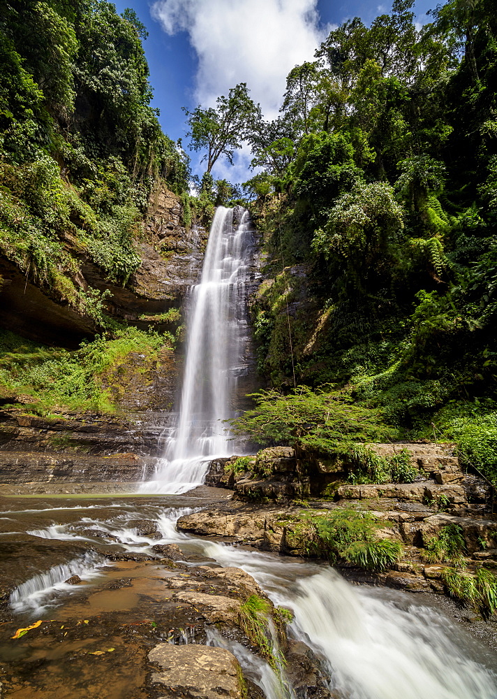 Juan Curi Waterfall near San Gil, Santander Department, Colombia, South America