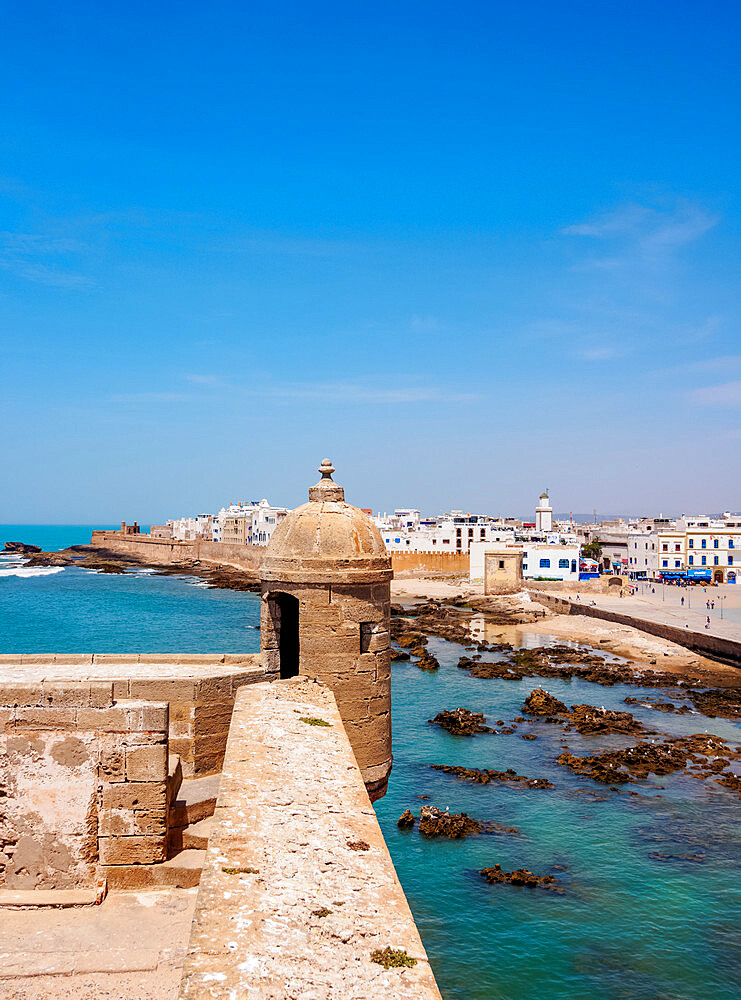 Citadel by the Scala Harbour, Essaouira, Marrakesh-Safi Region, Morocco, North Africa, Africa