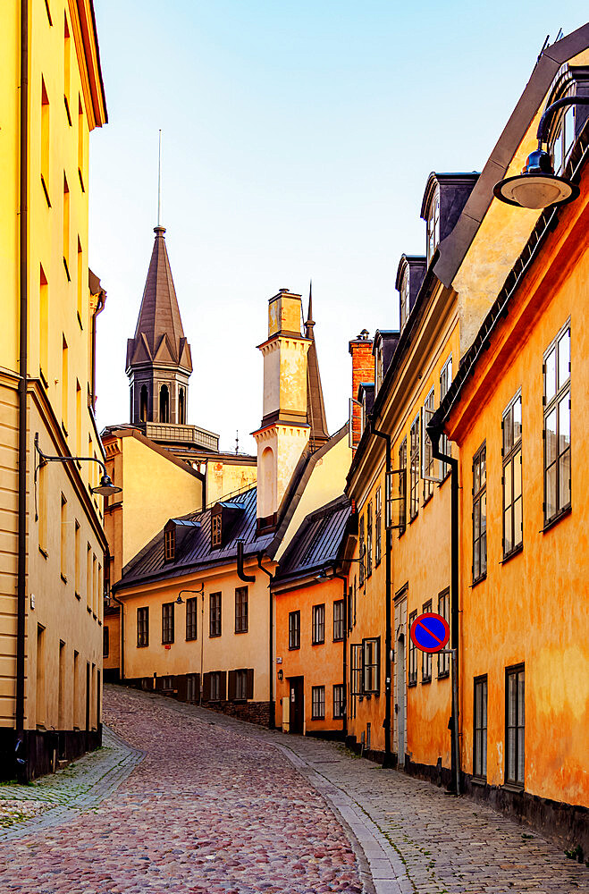 Pryssgrand Street, Sodermalm, Stockholm, Stockholm County, Sweden, Scandinavia, Europe