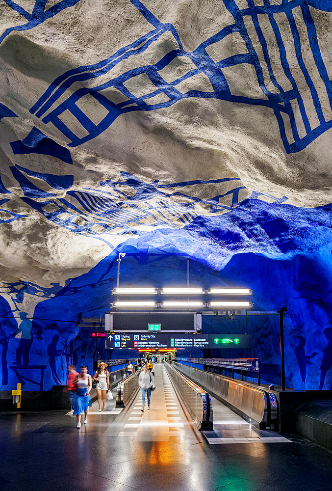 T-Centralen Metro Station, Stockholm, Stockholm County, Sweden, Scandinavia, Europe