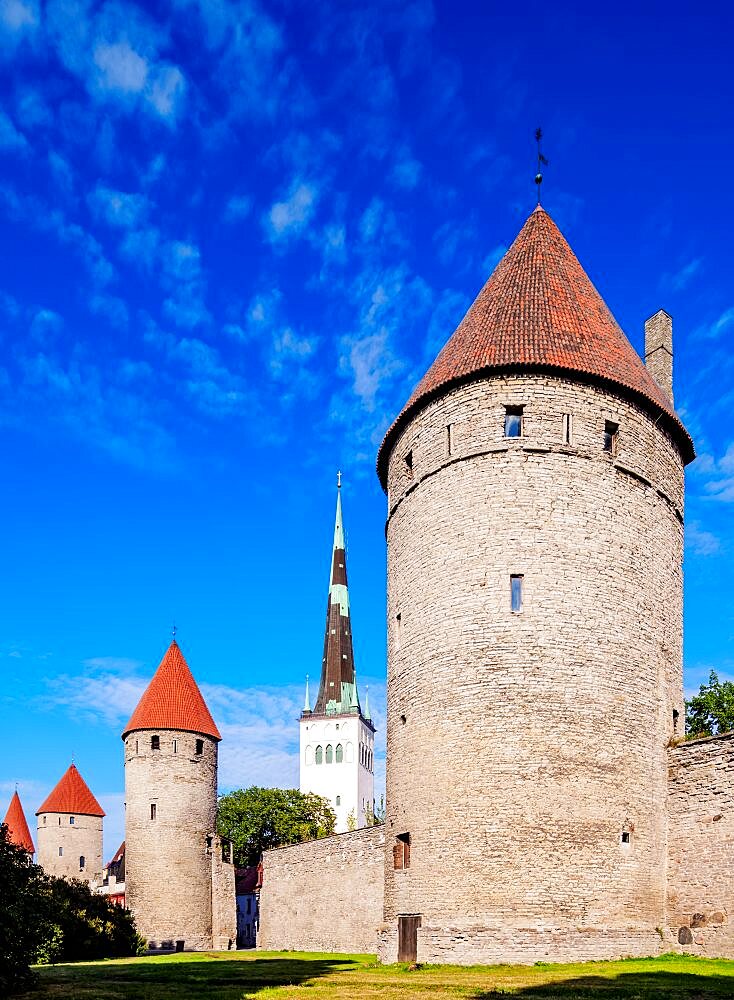 Old Town Walls, Tallinn, Estonia