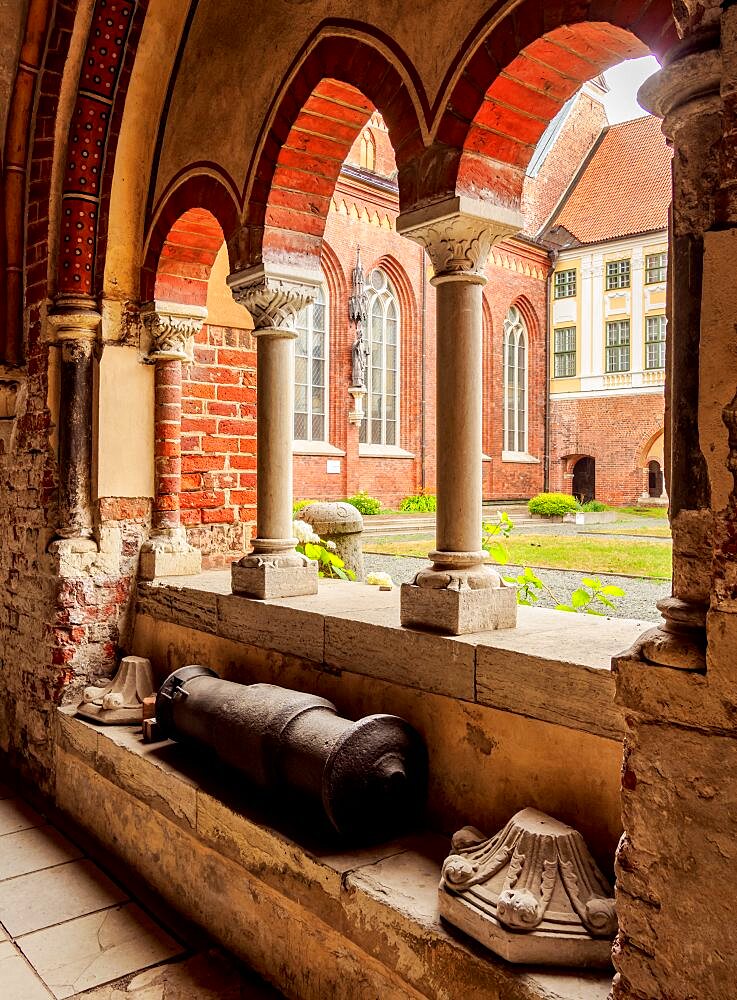 Cloister in Cathedral of Saint Mary or Dome Cathedral, Old Town, Riga, Latvia