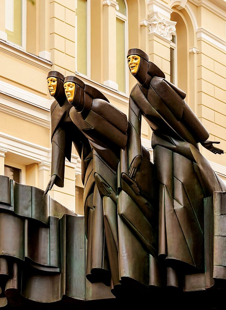 Three Muses, National Drama Theater, Vilnius, Lithuania