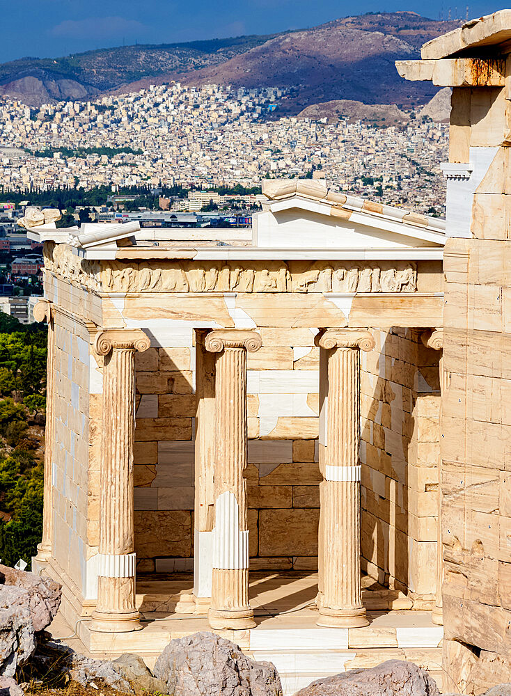 The Temple of Athena Nike, Acropolis, UNESCO World Heritage Site, Athens, Attica, Greece, Europe