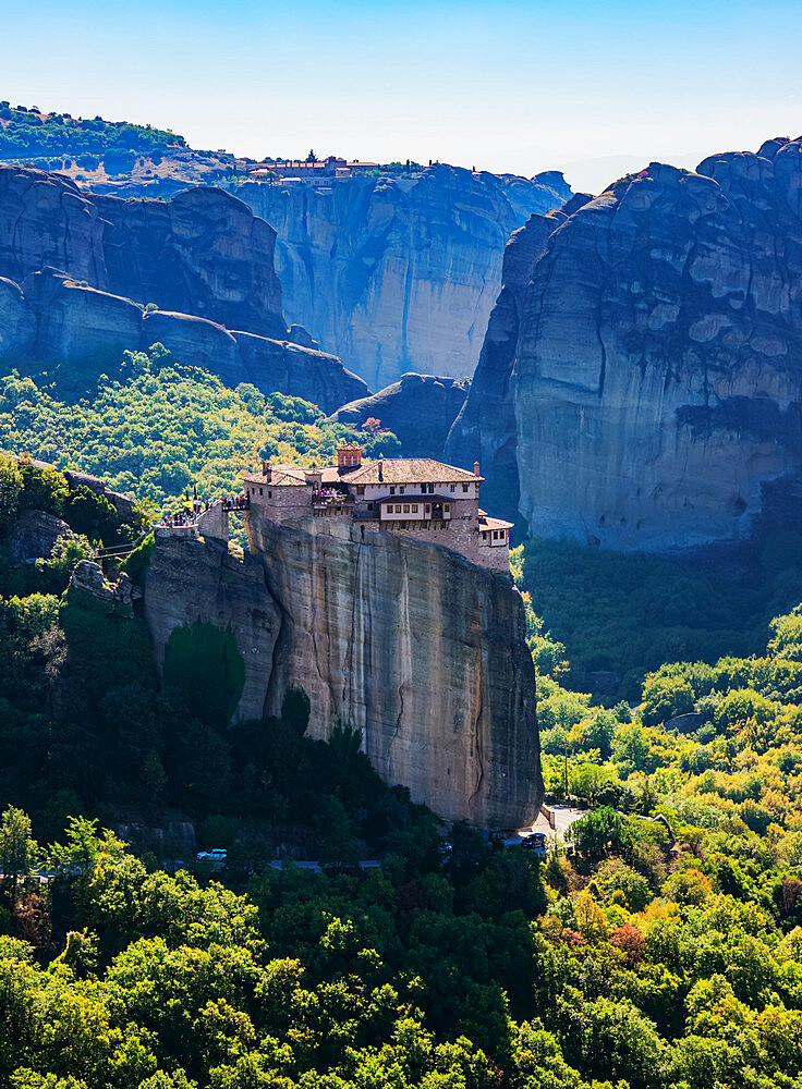 Monastery of Rousanou, Meteora, UNESCO World Heritage Site, Thessaly, Greece, Europe