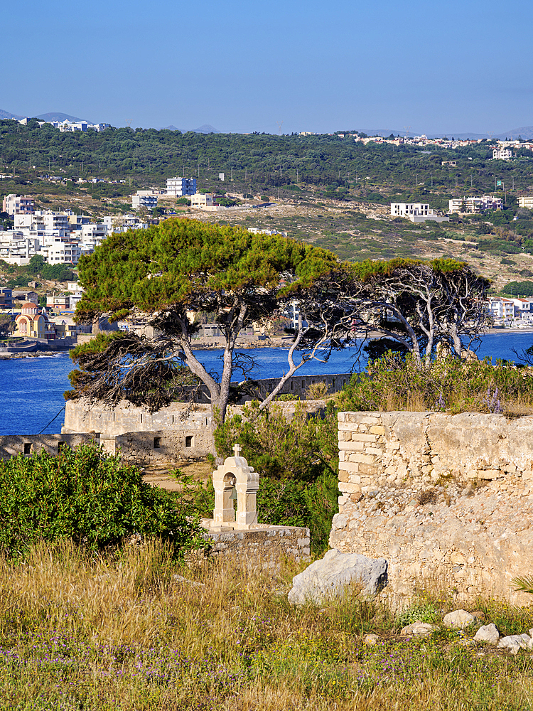 Venetian Fortezza Castle, City of Rethymno, Rethymno Region, Crete, Greek Islands, Greece, Europe