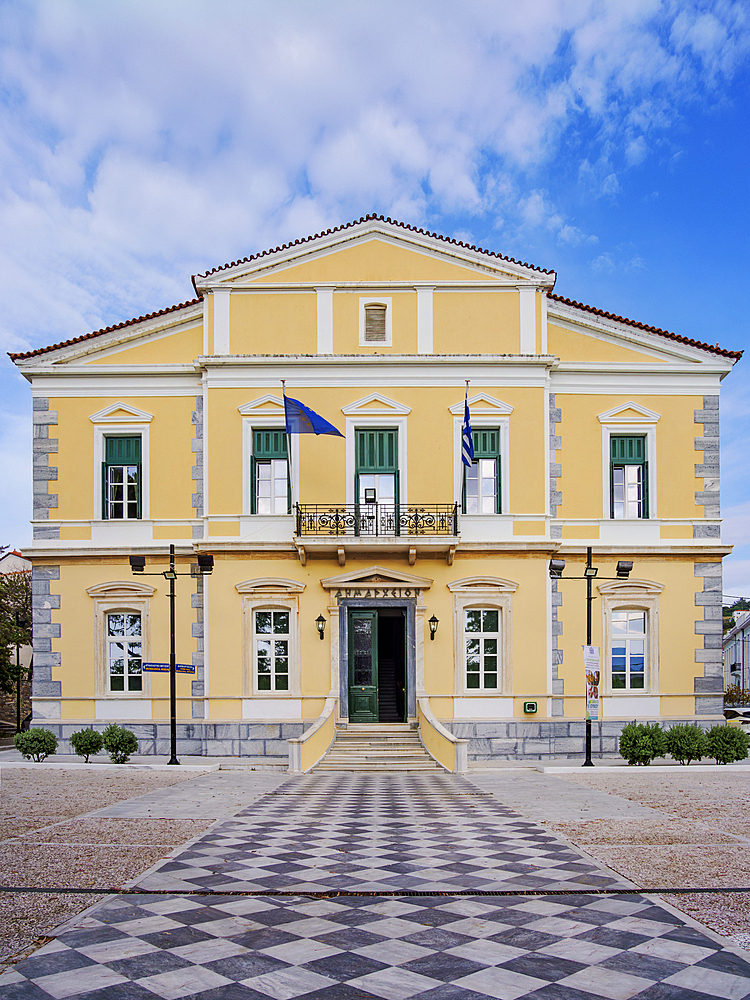 Town Hall, Samos Town, Samos Island, North Aegean, Greek Islands, Greece, Europe