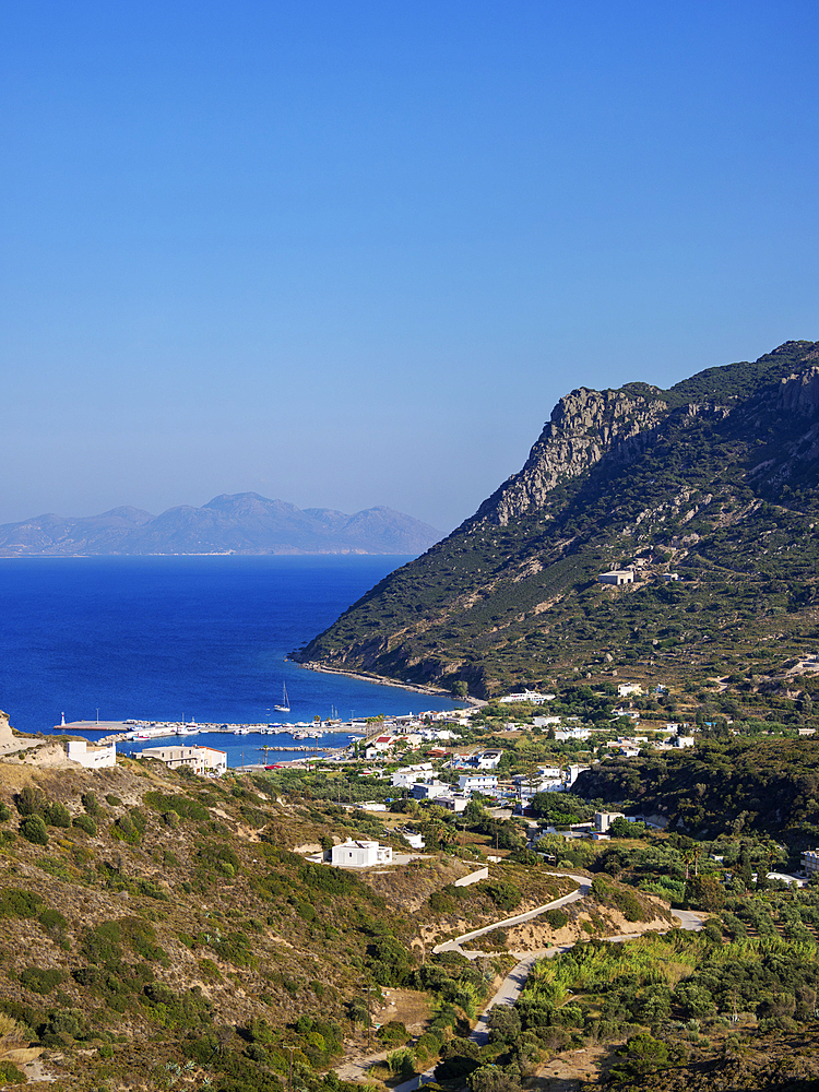 Kamari Bay, elevated view, Kos Island, Dodecanese, Greek Islands, Greece, Europe