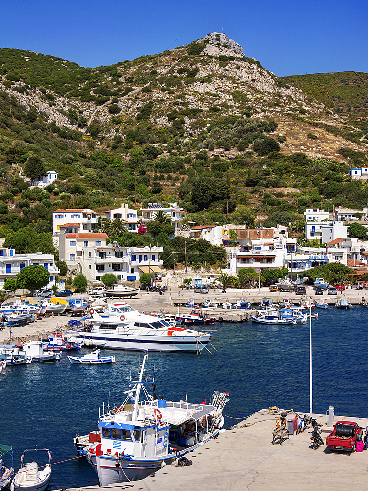 Port in Fournoi, Fournoi Island, North Aegean, Greek Islands, Greece, Europe