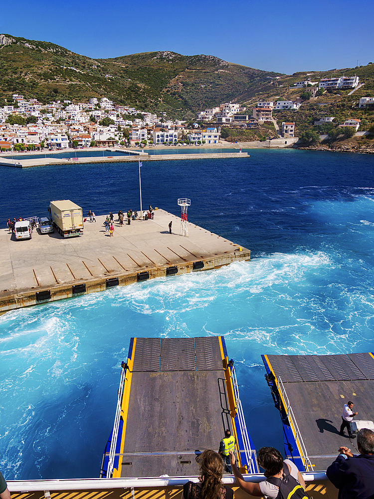 Port in Fournoi, Fournoi Island, North Aegean, Greek Islands, Greece, Europe