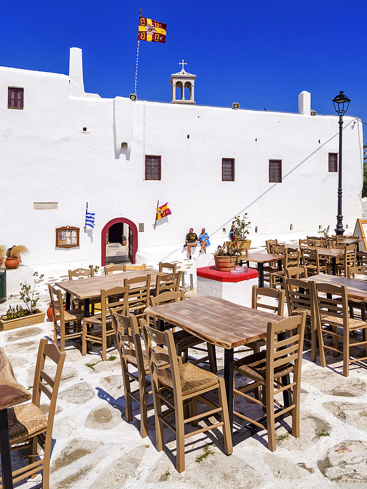 Monastery of Tourliani, Ano Mera, Mykonos Island, Cyclades, Greek Islands, Greece, Europe