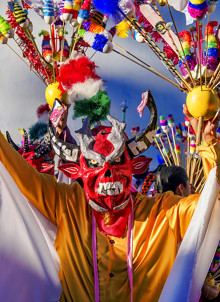 Carnival Parade at the Xolotl Street, Oaxaca de Juarez, Oaxaca State, Mexico