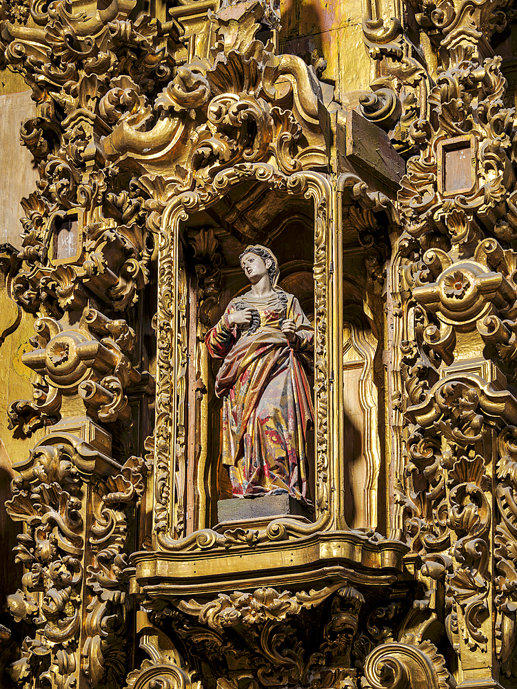 Santo Domingo de Guzman Church, interior detailCity of Puebla, Puebla State, Mexico