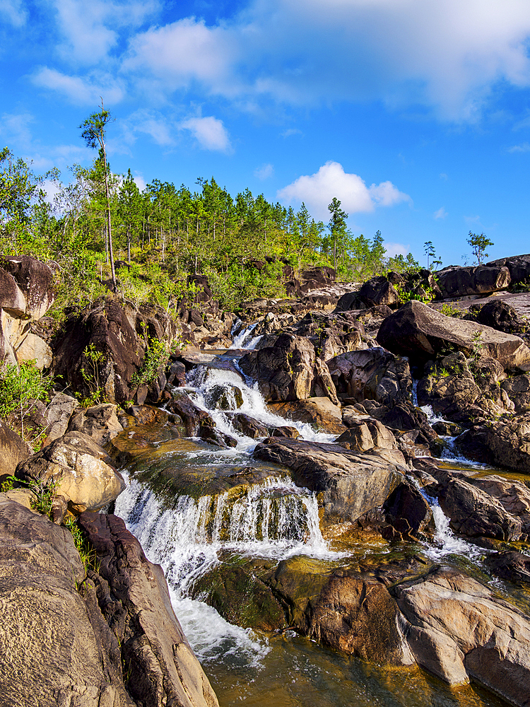Waterfall at Rio On Pools, Mountain Pine Ridge Forest Reserve, Cayo District, Belize