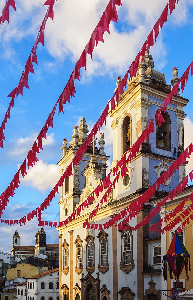 Nossa Senhora do Rosario dos Pretos Church, Pelourinho, UNESCO World Heritage Site, Salvador, State of Bahia, Brazil, South America