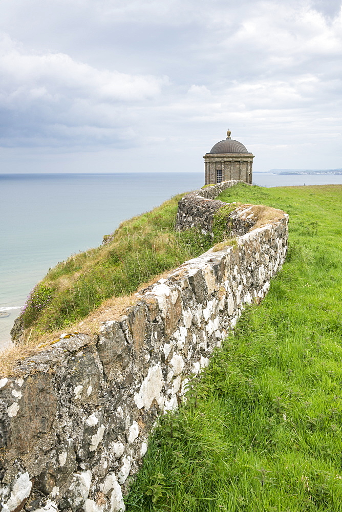 Mussenden Temple, Castlerock, County Londonderry, Ulster region, Northern Ireland, United Kingdom, Europe