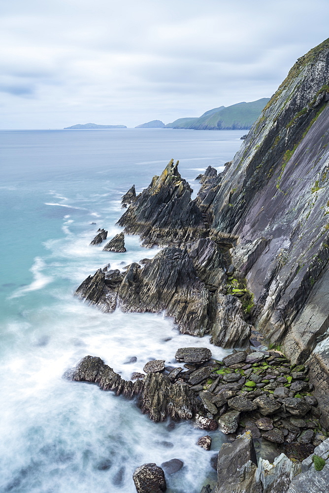 Slea Head, Dingle Peninsula, County Kerry, Munster region, Republic of Ireland, Europe