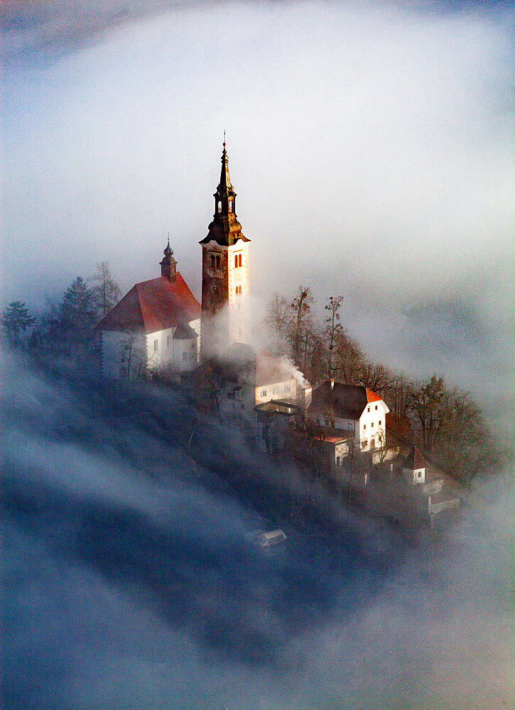 Lake Bled in the Julian Alps of the Upper Carniolan region, northwestern Slovenia, Europe